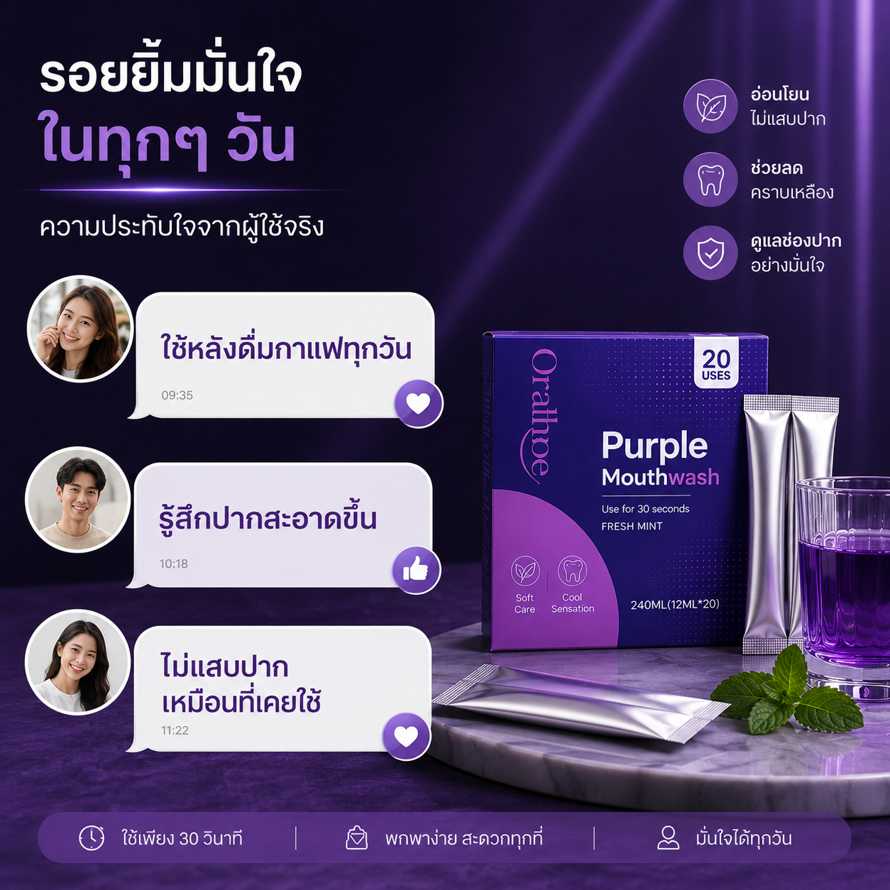Dente Bliss - VIOLET GLOW ESSENCE